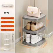 Simple Multi-Layer Shoe Organizer Simple Shoes Rack Plastic Storage Cabinet Bedroom Storage Cabinet Plastic Creative Shoe Rack