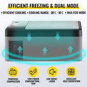 15L 95L Car Refrigerator Portable Fridge Freezer 12/24V DC 110-240 AC for Home Outdoors RV Boat Camping Traveling Use