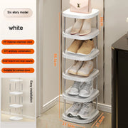 Simple Multi-Layer Shoe Organizer Simple Shoes Rack Plastic Storage Cabinet Bedroom Storage Cabinet Plastic Creative Shoe Rack