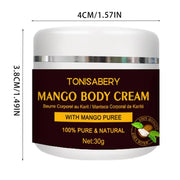 Moisturizing Organic Body Lotion Firming Body Butter with Mango for Dry Skin Extra Moisturizing Mango Butter Body Cream Gel For