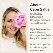 Cape Saltie · Massage Beauty Aluminum-Free, Vegan Deodorant Nirvana in "Willow" — Lemongrass, Lavender, Tangerine, Ylang Ylang (2.54 Oz) | Natural Deodorant for Women | Baking Soda Free