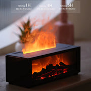 Creative Fireplace Air Humidifier Essential Oil Aroma Diffuser Flame Air Humidifier Desktop Aromatherapy Diffuser for Home Gift