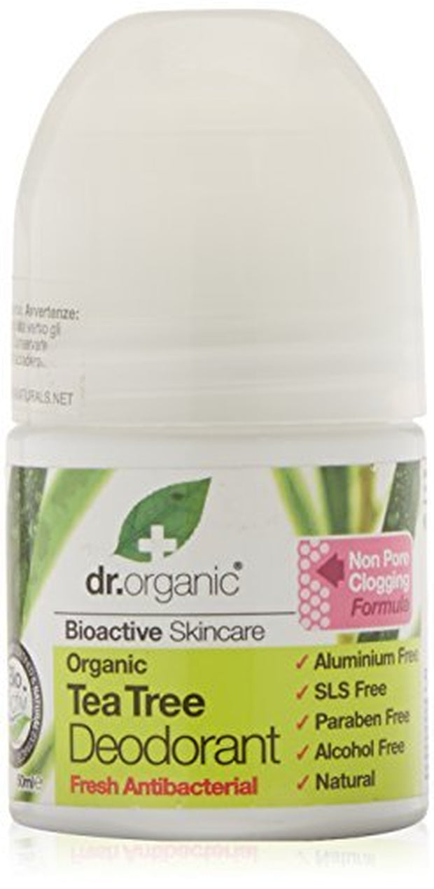 Dr Organic Tea Tree Deodorant 50Ml by