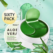 60Pcs Aloe Vera Collagen Eye Mask anti Dark Circles Removal Eyes Bags Moisturizing Firming Eye Patches Eyes Skin Care Products