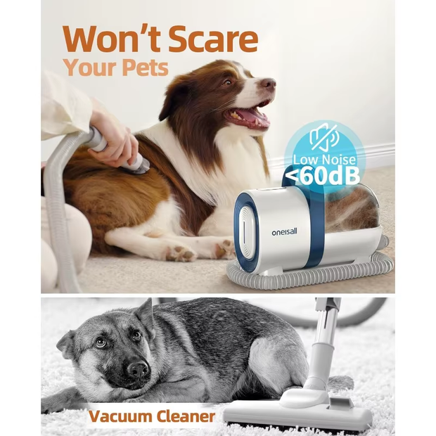 Oneisall 7-in-1 Dog Grooming Vacuum