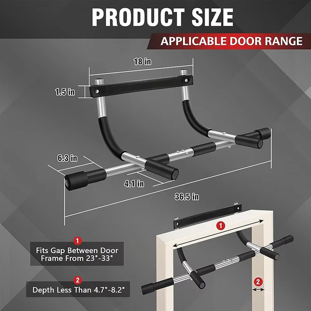 Adjustable Chin-Up Bar – Perfect for Home Workouts!